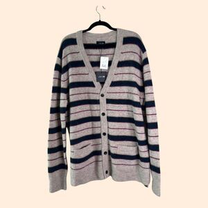 Joe's Jeans Striped Cardigan Sweater
